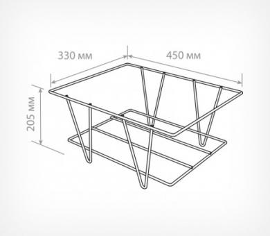 Накопитель для корзин стационарный BASKET STAND