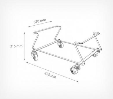 Накопитель для корзин мобильный BASKET STACKER